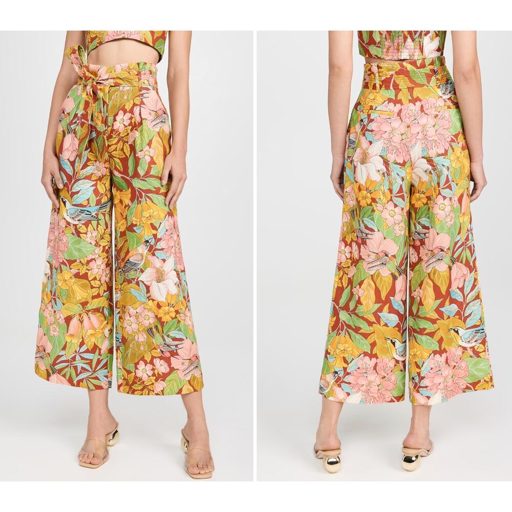 Cara Cara Palmer Linen Pants in Newberry Tropic Clay size 2 - Picture 7 of 7